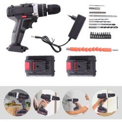 AVVITATORE A BATTERIA 48V TRAPANO CACCIAVITI PER INSTALLAZIONE TV TENDA LAMPADINE