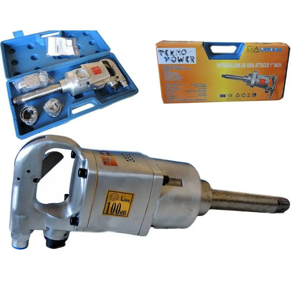 AVVITATORE PNEUMATICO 1'' ARIA COMPRESSA PISTOLA SVITABULLONI CAMION BUS TRATTORI