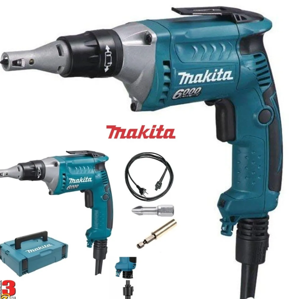 AVVITATORE REVERSIBILE PER VITI AUTOPERFORANTI CARTONGESSO MAKITA FS6300RXJ 570W