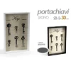 BACHECA PORTACHIAVI DA PARETE LEGNO APPENDINO KEYS 20X3X30 CM VARI COLORI 813474