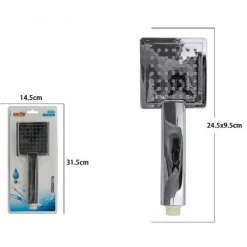 BAGNO DOCCETTA DOCCINO SOFFIONE 24,5X9,5CM DOCCIA CORNETTA QUADRATO 69303 MODERN