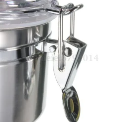 BARATTOLO CASE TABACCO CIBO CONSERVA ACCIAIO INOX UMIDO TENUTA ARIA