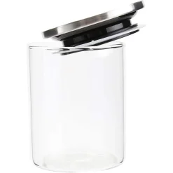 BARATTOLO 1700ML SOTTOVUOTO ALIMENTI IN VETRO TRASPARENTE CEREALI SNACK CUCINA