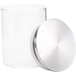 BARATTOLO 1700ML SOTTOVUOTO ALIMENTI IN VETRO TRASPARENTE CEREALI SNACK CUCINA