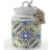 BARATTOLO ZUCCHERO CERAMICA ERMETICO CUCINA BIANCO MEDITERRANEO 17X12 CM 818998