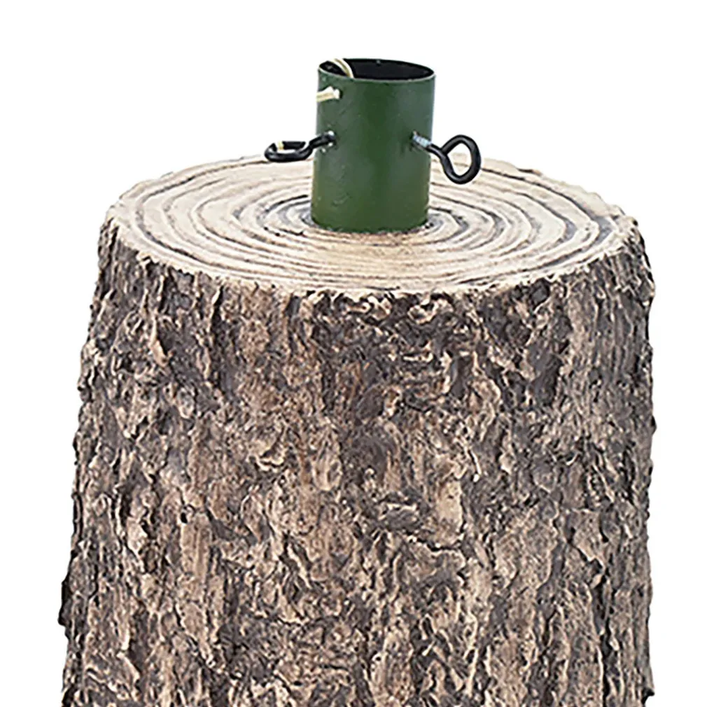 Base Supporto Albero di Natale Tronco Natalizio Attacco Universale Altezza 33 cm