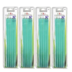 BASTONCINI COLLA 20 PZ PER PISTOLA A CALDO INCOLLATRICE VERDE STICK 18 X 0,7 CM