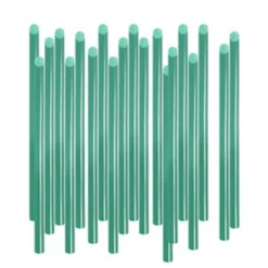 BASTONCINI COLLA 20 PZ PER PISTOLA A CALDO INCOLLATRICE VERDE STICK 18 X 0,7 CM