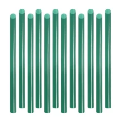 BASTONCINI COLLA 12 PZ PER PISTOLA A CALDO INCOLLATRICE VERDE 12PZ STICK 18X1 CM