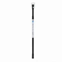 BASTONE ASTA PER TENDA DOCCIA BARRA TELESCOPICO 140 A 260CM ALLUMINIO NERO 87233