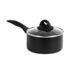 BATTERIA DI PENTOLE PADELLE DA 8PZ ANTIADERENTI IN ALLUMINIO MANICI IN BAKELITE INDUZIONE