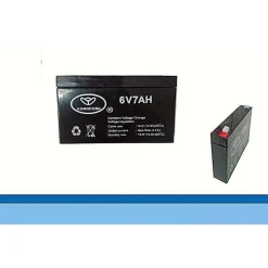 BATTERIA ERMETICA RICARICABILE 6 VOLT 7 GRUPPO CONTINUITÀ GIOCATTOLI AMPERE