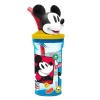 BICCHIERE CON CANNUCCIA INTEGRATA MICKEY MOUSE TOPOLINO IN 3D CAPIENZA 360 ML