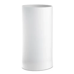 BICCHIERE PORTA SPAZZOLINI DENTIFRICIO CILINDRICO BIANCO BAGNO ACCESSORI 69896