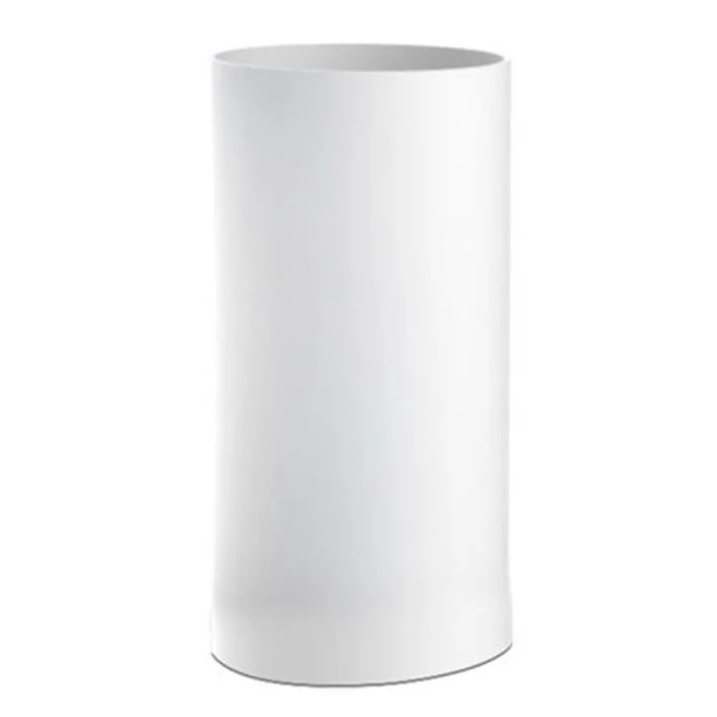 BICCHIERE PORTA SPAZZOLINI DENTIFRICIO CILINDRICO BIANCO BAGNO ACCESSORI 69896