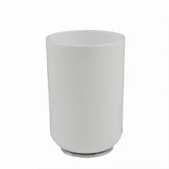 BICCHIERE PORTA SPAZZOLINI DENTIFRICIO BIANCO ACCESSORI ARREDO PER BAGNO 69463