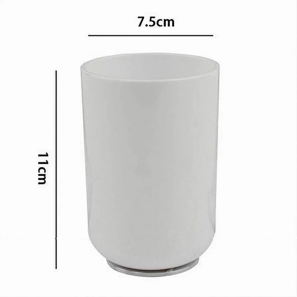 BICCHIERE PORTA SPAZZOLINI DENTIFRICIO BIANCO ACCESSORI ARREDO PER BAGNO 69463