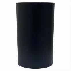 BICCHIERE PORTA SPAZZOLINI DENTIFRICIO COLORE NERO ACCESSORIO ARREDO BAGNO 79195