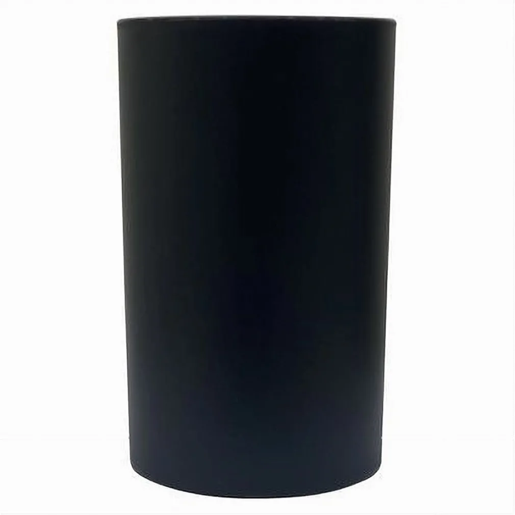 BICCHIERE PORTA SPAZZOLINI DENTIFRICIO COLORE NERO ACCESSORIO ARREDO BAGNO 79195