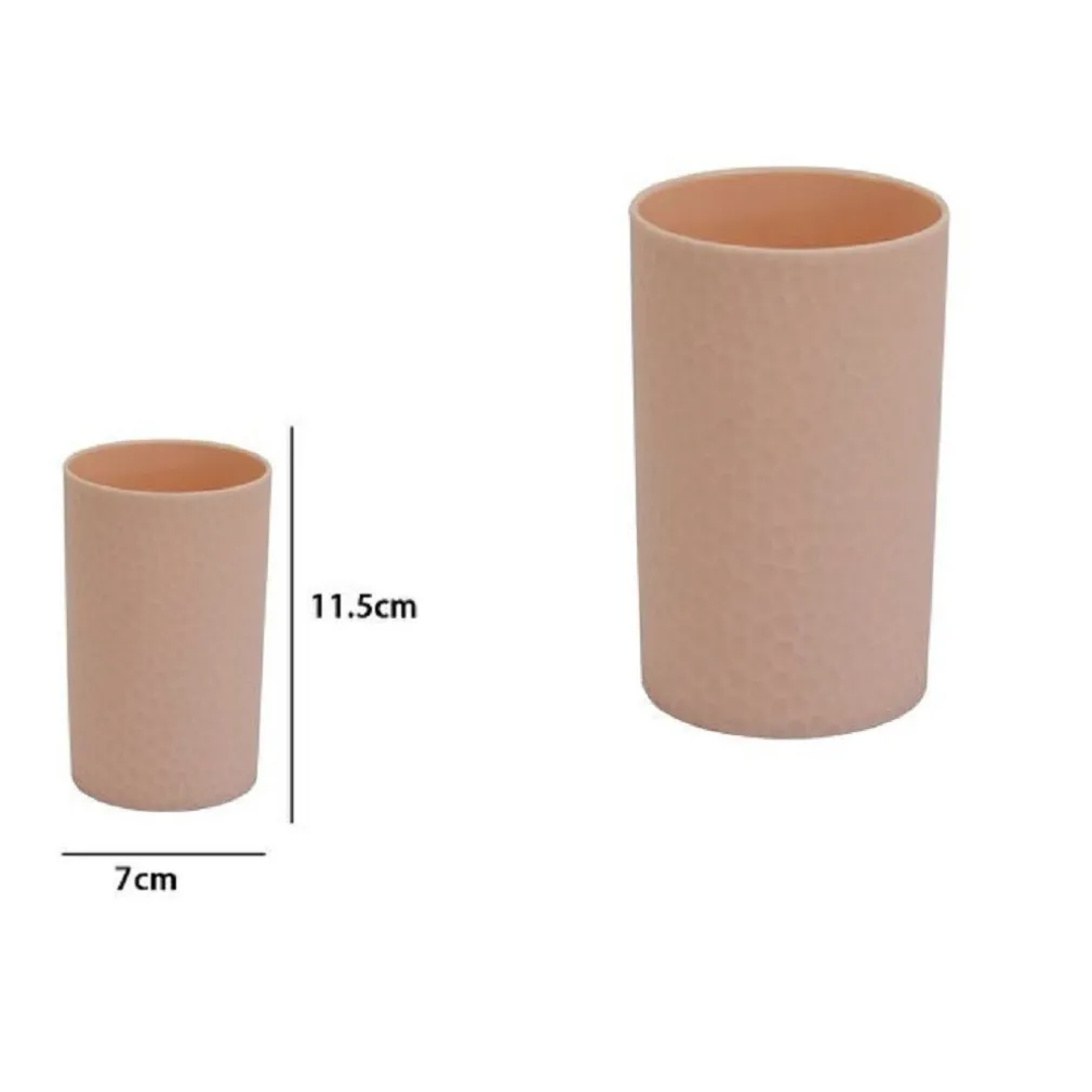 BICCHIERE PORTA SPAZZOLINI DA DENTI COLORE ROSA ACCESSORI ARREDO BAGNO 79783