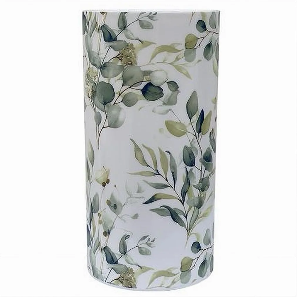 BICCHIERE PORTA SPAZZOLINO DENTIFRICIO ACCESSORI ARREDO BAGNO FIORI FOGLIE 87054