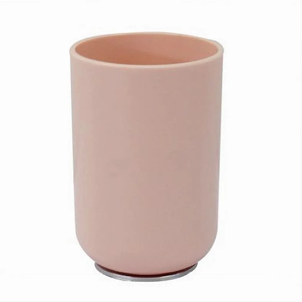 BICCHIERE PORTA SPAZZOLINI DENTIFRICIO ROSA SILVER ACCESSORI ARREDO BAGNO 79870