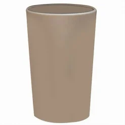 BICCHIERE PORTASPAZZOLINI DENTIFRICIO COLORE TORTORA ACCESSORI ARREDO BAGNO 79191