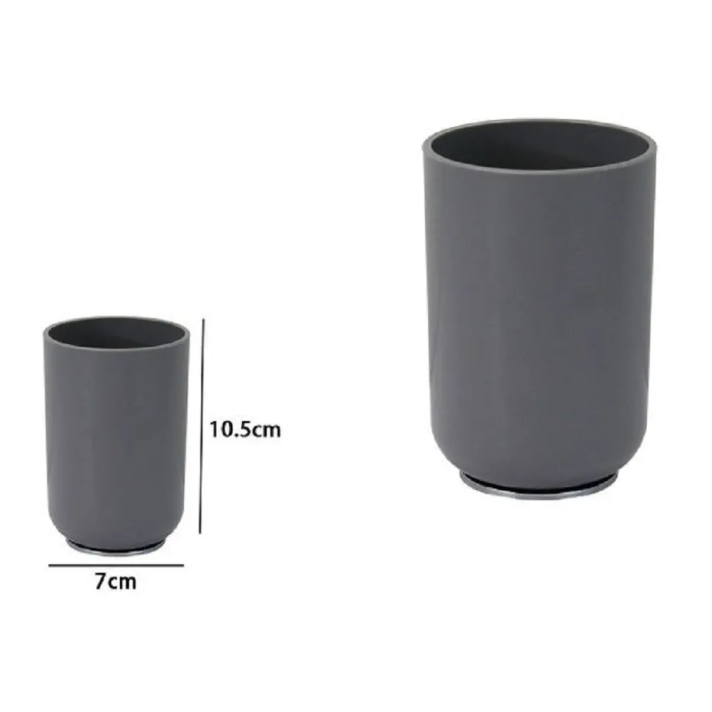 BICCHIERE PORTASPAZZOLINI DENTIFRICIO GRIGIO SILVER ACCESSORI ARREDO BAGNO 79894