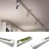 BINARIO LED MONOFASICO BIANCO PER FARETTI GUIDA TRACK FARI A LED COB 220V METRO