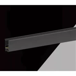 BINARIO MAGNETICO NERO 2MT 48V DA INCASSO PER FARETTI LED CON COPERTURA TK670-2M