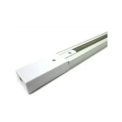 BINARIO 1MT ELETTRIFICATO 2 POLI RINFORZATO MONOFASE BIANCO FARO PISTA-B BINA-B