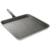 BISTECCHIERA QUADRATA 31.5 CM PIETRA ANTIADERENTE ANTIGRAFFIO CON MANICO NERO 041064M