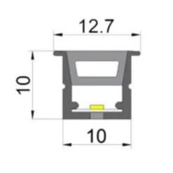 BOBINA 100 MT STRIP LED FLESSIBILE DC 24V 9W/MT DIVISIBILE DA ESTERNO IP65 1010-2025