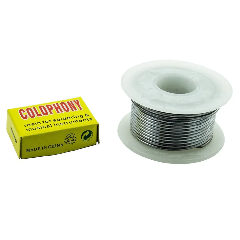 BOBINA ROCCHETTO DI FILO STAGNO PER SALDATURE DA 1.2 MM + COLOFONIA