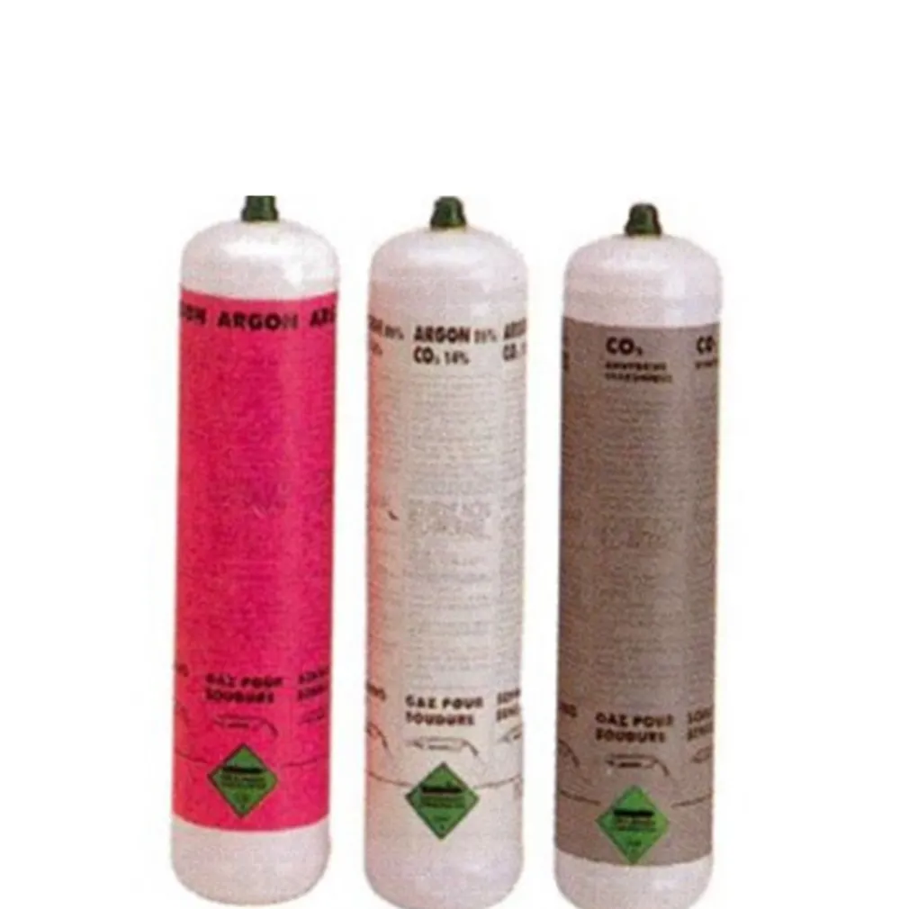 BOMBOLA GAS COMPRESSO ARGON CO2 TELWIN DA 1LITRO PER SALDATURAE MIG TIG METALLI