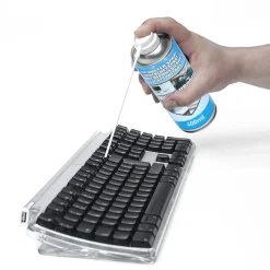 BOMBOLETTA ARIA COMPRESSA AIR DUSTER PULIZIA POLVERE TASTIERA PC COMPUTER 400ML