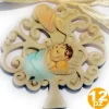 BOMBONIERA BOMBONIERE BATTESIMO BAMBINO ALBERO DELLA VITA ACQUA SANTA APPENDINO