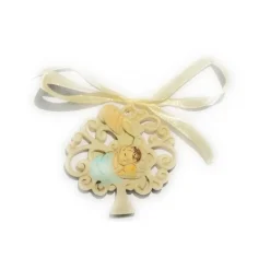 BOMBONIERA BOMBONIERE BATTESIMO BAMBINO ALBERO DELLA VITA ACQUA SANTA APPENDINO