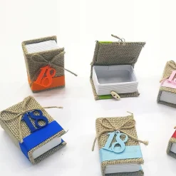 BOMBONIERA LIBRO 12 PEZZI JUTA 18 ANNI BOMBONIERE PORTACONFETTI PORTA CONFETTI