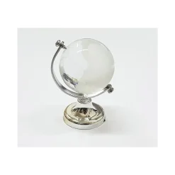 BOMBONIERA MAPPAMONDO IN VETRO DIAMETRO 5CM PER COMUNIONE WEDDING BATTESIMO