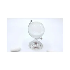 BOMBONIERA MAPPAMONDO IN VETRO DIAMETRO 5CM PER COMUNIONE WEDDING BATTESIMO