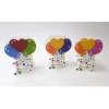 BOMBONIERA SCATOLA 12PZ. 18 ANNI PALLONCINO LEGNO PORTACONFETTI FESTA COMPLEANNO