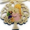 BOMBONIERE PER PRIMA COMUNIONE BAMBINA ALBERO DELLA VITA IN CERAMICA APPENDINO