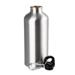 BORRACCIA BOTTIGLIA IN ALLUMINIO CON MOSCHETTONE CAPACITÀ 600ML 7.3X21CM 0224858