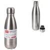 BORRACCIA TERMICA IN ACCIAIO SATINATO BOTTIGLIA TERMOS 350ML CASA 21.5CM 0217459