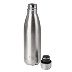 BORRACCIA TERMICA IN ACCIAIO SATINATO BOTTIGLIA TERMOS 350ML CASA 21.5CM 0217459