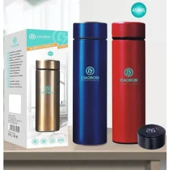 BORRACCIA TERMICA IN ACCIAIO 450 ML THERMOS CALDO FREDDO PORTA BEVANDE TX-8262