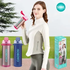 BORRACCIA TERMICA PER BAMBINI THERMOS TERMOS CONTENITORE BOTTIGLIA 500ML TX-8445