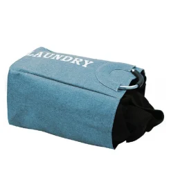 BORSA CESTO PORTA BIANCHERIA CONTENITORE BUCATO CON MANICI