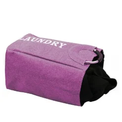 BORSA CESTO PORTA BIANCHERIA CONTENITORE BUCATO CON MANICI